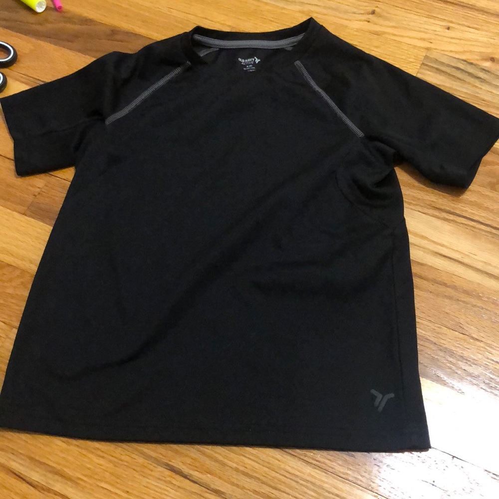 Black, Athletic, Old Navy, Go-Dri, Short Sleeve T-Shirt